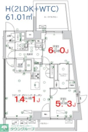 墨田区押上3丁目PJの物件間取画像